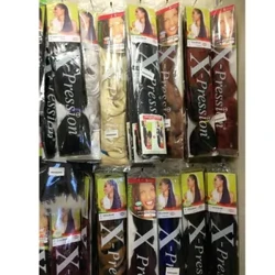 Girls Xpression Crochet Hoer Kanekalon Braiding Hoer Jumbo Braids Hoer Extensions For Women Pre-Stretched Synthetic Hoer Bundles