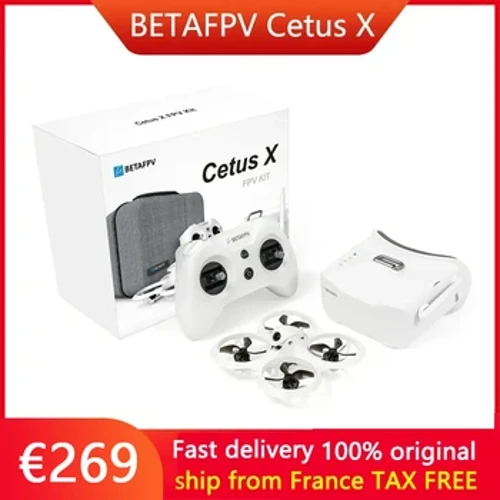 BETAFPV Cetus X Brushless FPV RTF KIt Frsky Quadcopter Telecamera regolabile Drone da corsa per interni ELRS 2.4G Elicottero RC per esterni