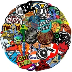 10/30/50/100pcs NOVÁ cool skateboardová móda Samolepky na kufr Laptop Zavazadla Lednička Telefon Styling do auta DIY Decal