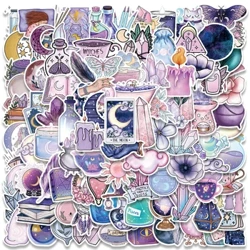 10/30/50/100pcs Ealaín Cartúin Draíocht Cailleach Gealach Criostail Greamáin gleoite Decals Aeistéitiúla Glúine Gearrleabhar Fón Graffiti Sticker Bréagán