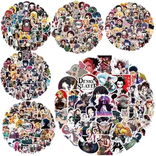 50 adet Çeşitli Iblis Avcısı Anime Çıkartmalar Su Geçirmez telefon kılıfı Kawaii Etiket Paketi Sevimli Dizüstü Cilt Estetik Etiket