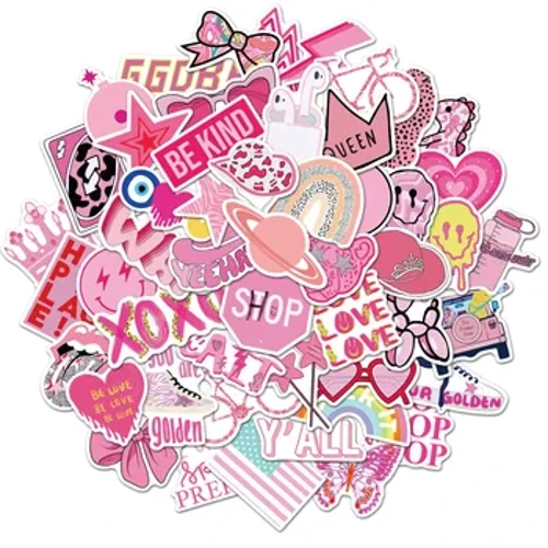 50PCS Cartoon College Style Graffiti iragazgaitza eranskailuak Sormen modan hozkailuaren katilu Skateboard Gitarra Kaskoa Apaintzeko eranskailuak
