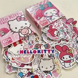 63db Anime Ins Hello Kitty matricák aranyos dallam Kuromi matricák játék laptop bőrönd matrica gyerekek karácsonyi születésnapi buli