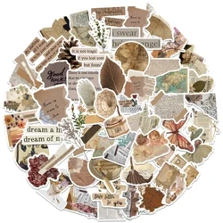 52PCS Retro Art Vsco Graffiti Stickers Cartún Aeistéitiúil Decals Glúine Bagáiste Scátála Fón Giotár Gluaisteán Greamán Bréagáin Páistí