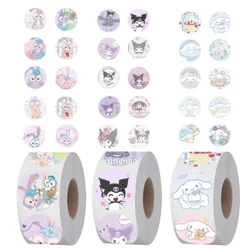 Nya 500 st Sanrio Mymelody Kuromi Kitty Cinnamoroll Söt anime tecknade klistermärken Laptop Hand Konto Brevpapper Kawaii Toys Presenter