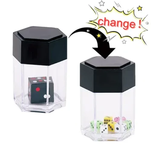 Explode Explosion Dice Easy Magic Trick Para sa Mga Bata Magic Prop Novelty Nakakatawang Laruang Close-up Performance Joke Prank Toy