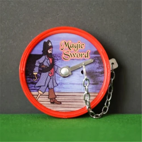 Tenyo The Magic Sword Magic Tricks Bühn Close-up Magic Fun Mentalism Illusion Gimmicks Requisiten Accessoiren Erscheinen Verschwannen Spillsaachen
