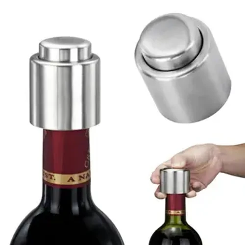 Zamašek za steklenico vina iz nerjavečega jekla Vakuumski pokrov za steklenico rdečega vina Tesnilo Fresh Keeper Bar Tools Barware Kuhinjski dodatek