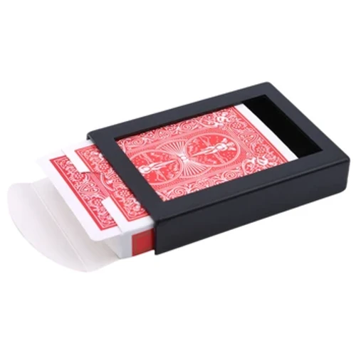 Surprise Restore Box Magic Tricks Μαύρο πλαστικό κουτί Σπασμένο χάρτινο θήκη για κάρτες από κοντά Magic Tricks Props Παιχνίδια για ενήλικα παιδιά