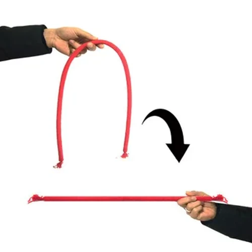 Deluxe kruto uže (crveno) od Kupper Magic Tricks Soft Rope To Stiff Magia Close Up Street Illusions Trikovi Mentalizam Smiješni rekviziti
