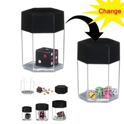 Explosion Dice Kids Magic Tricks Dice Mysterious Box Toy Funny Novelty Joke Prank Toy Magic Show Prop Nā Hō'ike'ike Nui Di