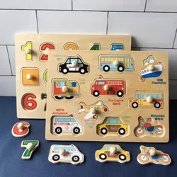 Đồ Chơi Cho Bé Montessori Gỗ Xếp Hình Đồ Chơi Trẻ Em Tay Lấy Bảng Động Vật Nhận Thức Học Tập Đồ Chơi Giáo Dục Cho Trẻ 1-3 Tuổi