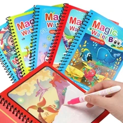 MỚI Cho Trẻ Em Nước Ma Thuật Sách Vẽ Sách Tô Màu Tranh Đồ Chơi cho Trẻ Em Sinh Nhật Giáng Sinh Quà Tặng Năm Mới cho Bé Trai và Bé Gái