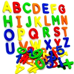 24-76pcs Magnetic Alphabet Letters EVA Foam Refrigerator Stickers Toddler Kids Learning Spelling Nagbibilang ng Mga Pang-edukasyon na Laruang Regalo