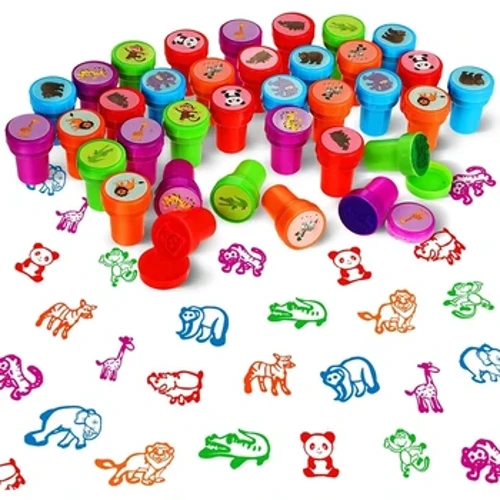 10 Chiếc Các Loại Tem Cho Trẻ Em Tự Mực Tem Đồ Chơi Trẻ Em Tem Mặt Cười Ấn Thêu Sò Họa Tiết Chữ Album Ảnh trang Trí