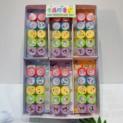 10 tk/komplekt Sanrio isevalmistavad templid Armsad Kuromi Meloodia Pompompurin Näopitser DIY Maalimine Fotoalbum Tempel Lastele Mänguasjad