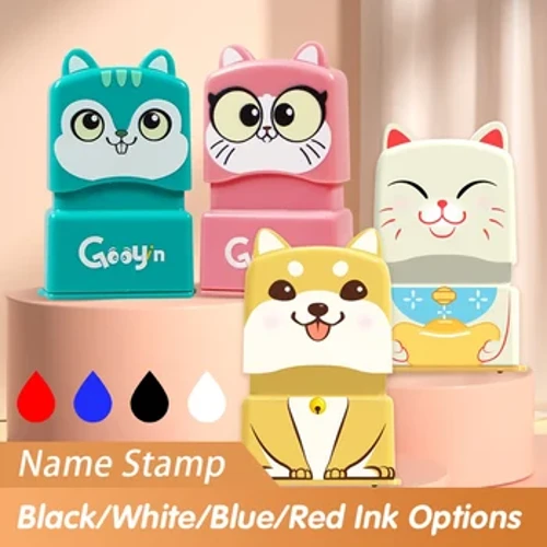 Custom na Name Stamp Para sa mga mag-aaral Upang Matukoy ang Mga Personal na Pang-araw-araw na Pangangailangan Gaya ng Damit, Medyas, Hindi tinatablan ng tubig at puwedeng hugasan