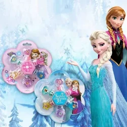 6Pcs Disney Plant Frozen Stamp Stamp Set Set Dywysoges Elsa Anna Offeryn Lluniadu Sêl Tegan Plant Offer Lluniadu Anrhegion Gwobrwyo Celf