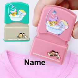 Vopsele de ștampilă cu nume personalizate, elev personal, copil gravat, rezistent la apă, fără decolorare, pentru grădiniță, îmbrăcăminte de desene animate, sigiliu cu nume