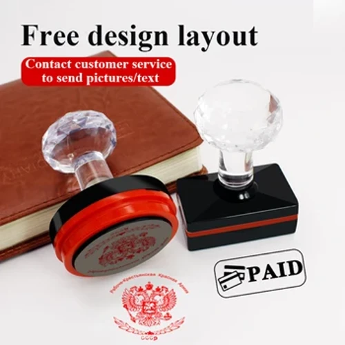 Taisnstūrveida apaļš liela izmēra zīmogs Pielāgots gaismjutīgs zīmogs personalizēts logotips Pašpiesūcināts zīmogs pēc pasūtījuma