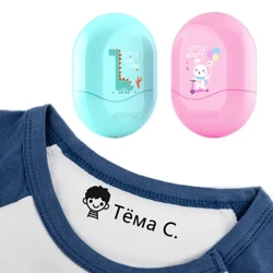 NEW Custom-Made Baby Numm Stempel Grouss Gréisst Dinosaurier Kanéngchen Shell Net einfach ze verbléien Pad Tënt DIY fir Kanner Kleeder Kapitel Kaddo