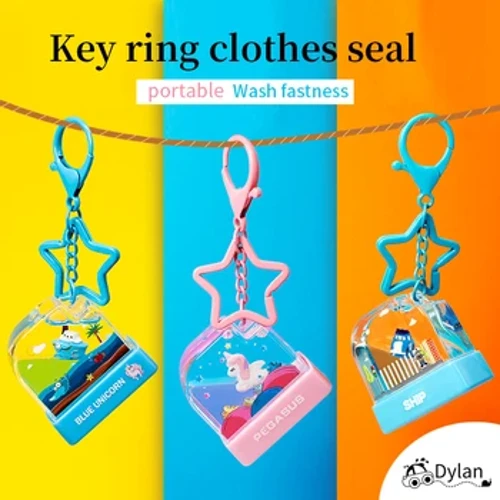 Pambata Hang buckle Seal Stamp Laruang Baby Student Clothing Kabanata Custom na Pangalan Word Waterproof Labahan Hindi Kupas Na-customize