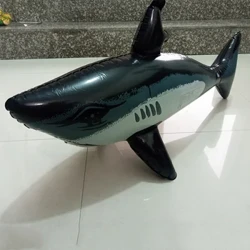 Đồ chơi nổi bơm hơi Trẻ em Đồ chơi nước PVC Hình dạng cá mập Mô phỏng Động vật bơm hơi để bơi lội Bể bơi trẻ em