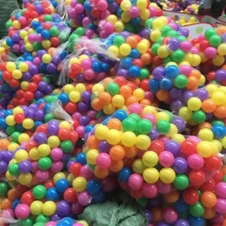 100 adet açık spor topu renkli yumuşak su yüzme havuzu okyanus dalgası topu bebek çevre dostu stres hava topu çadır oyuncaklar çocuklar için