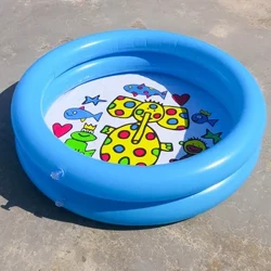 1 ST 65X65CM Babypool Barn Sommar Barn Vattenleksaker Uppblåsbart badkar Runt Lovely Animal Printed Pool
