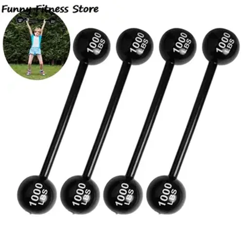 Bơm Hơi Barbell Đồ Chơi Sáng Tạo PVC Đảng Sự Kiện Trò Chơi Đạo Cụ Trang Trí Mô Phỏng Tập Gym Trò Chơi Vui Nhộn Barbell Đồ Chơi Vui Nhộn Quà Tặng