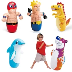 Cha Mẹ và Con Đồ Chơi Tumbler Boxing Bơm Hơi Đấm Túi Bé Trai Trò Chơi Đồ Chơi Thể Thao Giáng Sinh Quà Tặng Sinh Nhật cho Bé Trai Bé Gái