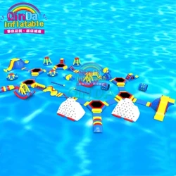 Jeu d'eau gonflable Aqua, jouets gonflables flottants de parc d'eaux de mer