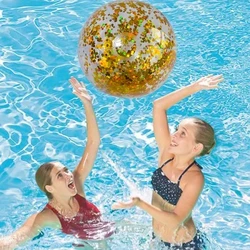 40/60 cm täispuhutavad sädelevad rannapallid suvised vesipallid litritega rannapallid suvisteks basseinipeo mänguasjadeks lastele täiskasvanutele