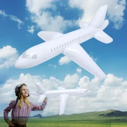 100 cm stort fly realistisk oppusteligt passagerfly tegneserie fly legetøj PVC flydefly udendørs sjov klassisk legetøj børnegave