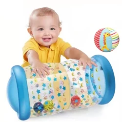Bơm Hơi Cho Bé Tập Bò Con Lăn Đồ Chơi Có Lục Lạc Và Bóng PVC Đồ Chơi Giáo Dục Sớm Phát Triển Sớm Thể Dục Đồ Chơi Dành Cho Trẻ Em