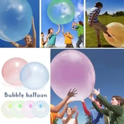80 Cm Anak-anak Mainan Luar Ruangan Udara Lembut Diisi Air Gelembung Bola Meledakkan Balon Mainan Fun Pesta Game Musim Panas Inflatable Hadiah kanggo Anak-anak