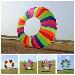 Libreng Pagpapadala ng mga bagong saranggola Singsing na lumilipad sa labas ng bahay masaya laruan laro saranggola palabas palawit pilot kite lifter Inflatable na mga laruan Lumilipad na saranggola ko