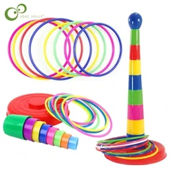 Izingane Zokuzijabulisa Kwangaphandle & Nezemidlalo Yamathoyizi I-Ferrule Stacked Layers Umdlalo Womzali Nengane Interactive Ferrule Throwing Game Izingane