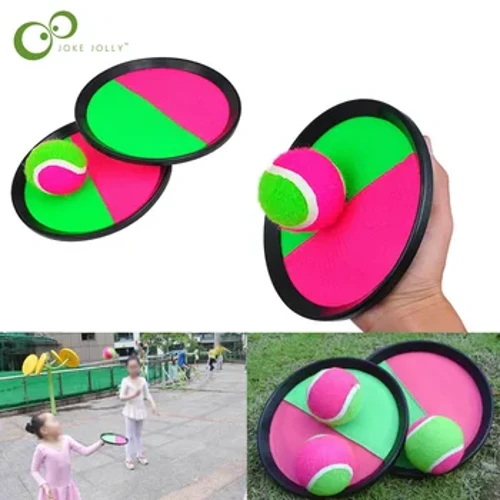 1 камплект дзіцячых прысосак Sticky Ball Toy Спорт на адкрытым паветры Catch Ball Game Set Throw and Catch Інтэрактыўныя цацкі бацькоў і дзяцей на адкрытым паветры