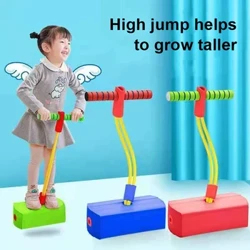 Anak-anak Katak Jumper Mainan Pogo Stick Olahraga Jumping Sense Pelatihan Anak Busa Tongkat Olahraga Luar Ruangan Anak-anak Perlengkapan Frog Taller Game