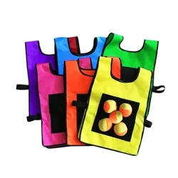 Kutupa Mpira Watoto kwa Nje Furaha ya Michezo Toy Mchezo Props Vest Sticky Jersey Vest Mchezo Vest Waistcoat With Sticky