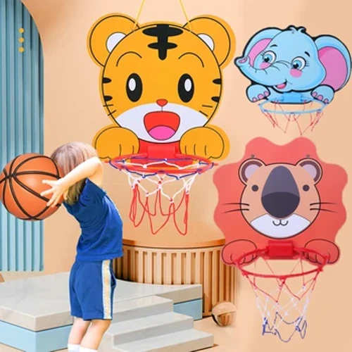 Montessori Mini Basketball Hoop Innendørs Hageleker Gutt Basketball Utendørs Sport Spill Leker for barn Babyleker Barneleker