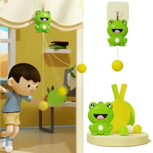 Häng Rebound Praxis Training Tool Visuell Übung Häng Ping Pong Fräizäitspiller Ping Pong Ball Trainer fir Kanner Kand