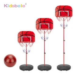Toddler adjustable basketball hoop 63-150cm stand rack para sa mga bata sanggol panlabas na panloob na bola isport backboard rim shoot mga bata laruan