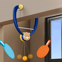 Entraîneur de Tennis de Table suspendu avec raquette, Mini balle de Tennis de Badminton, jeu interactif Parent-enfant, jouet de sport d'intérieur et d'extérieur pour enfants