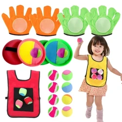 Barn Ball Leker Sticky Ball Utendørs Sports Leker Fangst Kast Barn Foreldre-barn Multiplayer Interactive Games Exercise TMZ