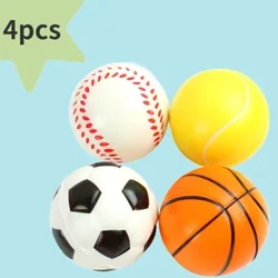I-4pcs Solid Sponge Soft Ball Izingane Ezemidlalo Ibhola lebhola lebhola lebhola lebhola lebhola lebhola lebhola le-Decompression Release Ball