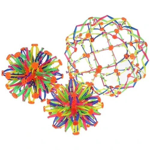 Magic Telescopic Ball ng mga Bata Panlabas na Flower Ball na Paghagis ng Ball Kick-off Stretching Flower Ball Magulang-anak na interactive na laruan