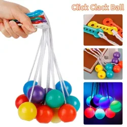 Latto Toy Click Clack Ball Bump Ball Clackers Lato Toy Tok Tok Old School ToyDekompresní míč Pro-clackers Ball