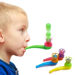 Bộ 10 Ống Nhựa Thổi Bóng Đồ Chơi Dành Cho Trẻ Em Trò Chơi Thể Thao Ngoài Trời Rèn Luyện Cân Bằng Đồ Chơi Học Tập Trẻ Em Quà Tặng Vui Nhộn